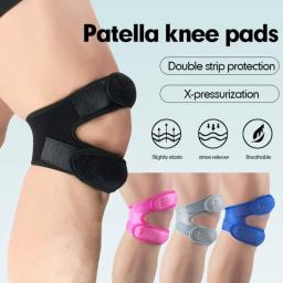 Unisex Neutro Ajustável Sports Knee Protector, Fitness ao ar livre, Ginásio, Caminhadas, Corrida, Perna Strap, 1 Pc - Image 1