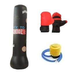 Inflável Tumbler saco de perfuração para crianças, Home Fitness, luta de pressão Esportes Boxe, Boxe Sandbag, Toy Training, N1A9 - Image 3