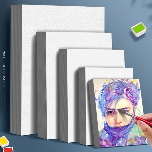 Papel Aquarela 300g para Pintura de Artista em Polpa de Algodão, Ideal para Aquarela e Guache