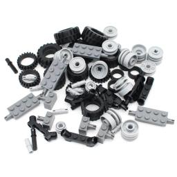 MOC Technical Wheel Building Blocks, Pin Pneu Eixo Conector, Tecnologia do carro, Peças de automóvel Set Toy, 56pcs por lote - Image 3