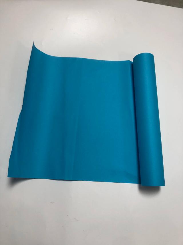Rolo de Papel Kraft Azul para Embrulho e Artesanato - 30cm x 6m
