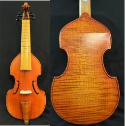Broque estilo excelente maestro 6 cordas 15 "(380mm) baixos viola da gamba #11187 - Image 1