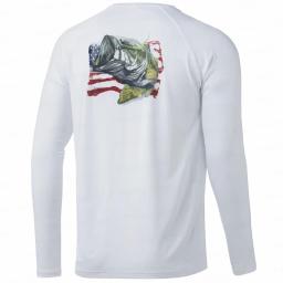 HUK-camisa de pesca de manga comprida masculina, camisas de performance, camisas respiráveis, proteção solar, roupas de verão, upf 50 - Image 3