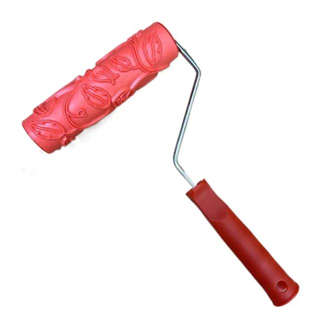Rolo de Pintura com Padrão de Madeira para DIY: Ferramenta Ideal para Decoração de Paredes com Pigmentos