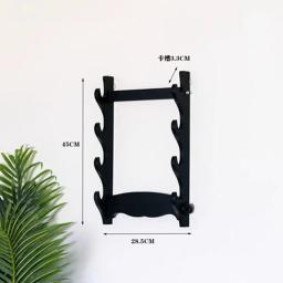 Wall Mount Golf arma Rifle, Katana Samurai espada Stand, suporte do gancho - Image 5