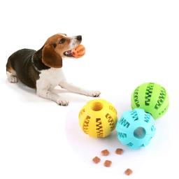 Bola de borracha interativa para cães, Limpeza dos dentes, Brinquedo para mastigar cachorros, Pet Stuff, Acessórios para cães pequenos - Image 2