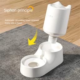 Bacia de ração plástica não tóxica para animais de estimação, segura, de grande capacidade, antiviragem, gato, cachorro, tigela, multifuncional, suprimentos - Image 1