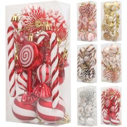 Conjunto bugigangas tamanhos variados, enfeites suspensão árvore personalizados, decorações - Image 1