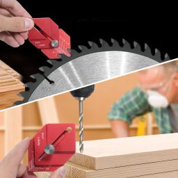 Régua De Medição De Madeira, Ferramentas De Carpintaria De Guarnição, Multi-Ferramenta De Trabalho De Acabamento Para Medição E Marcação, Deslocamentos Curtos - Image 4