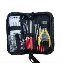 Profissional Guitar Care Tool Kit, Reparação Manutenção Tech Set para baixo elétrico acústico, Kit de ferramentas, 4 tipos - Image 2