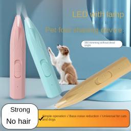 Mudo elétrico Pet Pedicure Artefato, Pedicure Artefato, Barbeador De Pé, Empurrando Tesoura, Cabelo De Cão Fader, Garra De Gato - Image 1