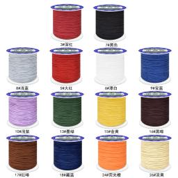 Fio De Nylon Colorido para Fazer Jóias, Nó Chinês, Cabo De Macramé, Pulseira De Cordas, DIY, Suprimentos De Costura, 0,4mm - Image 1