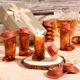 Plástico Mini Western Cowboy Chapéus, Decoração de festa Suprimentos, Bota, Óculos de Tiro para Aniversário Cowboy, 20Pcs - Image 5
