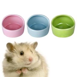 1pc adorável hamster comida de cerâmica comida lanche alimentador para pequenos animais de estimação esquilo cobaia porco chinchila furão coelho tigela supplie - Image 1