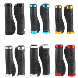 6 cores ergonômicas guiador da bicicleta apertos de borracha lock-on mtb bicicleta lidar com apertos de barra ciclismo scooters guiador apertos - Image 1