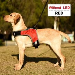 LED Luminous Light Up Dog Harness, Colete com alça torácica para cães grandes, Segurança reflexiva, Coleiras ao ar livre, Acessórios para animais de estimação - Image 3
