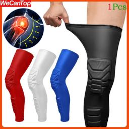 Joelheiras De Basquete, Esporte Joelheira, Crashproof, Antislip, Manga De Perna, Almofada De Proteção, Guarda De Suporte, Compressão Acolchoada, 1Pc - Image 1