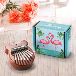 Mini piano de polegar de 8 teclas Kalimba, piano portátil, instrumento musical, presente para adultos e crianças - Image 5