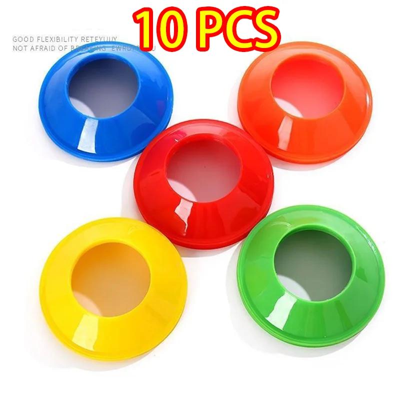 Cones de Treinamento de Agilidade para Treinamento de Futebol Obstáculo Logo Plate, Discos de Marcação Obstáculos, Kids Sports, Conjunto de 10 - Image 1