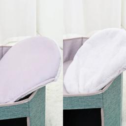 Casa gatinho cama dormir anti-arranhões cama caverna portátil suprimentos para gatos estimação - Image 6