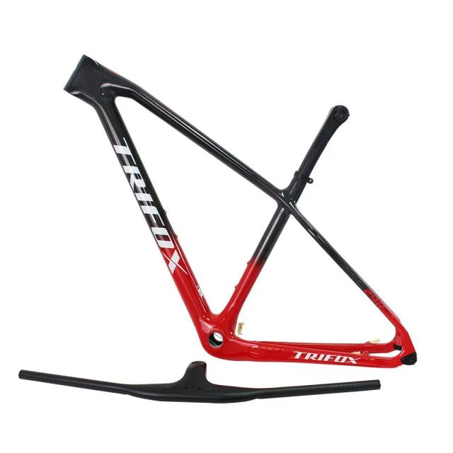 TRIFOX Quadro de Bicicleta de Montanha de Fibra de Carbono Completo Roteamento Interno de Cabos 29er