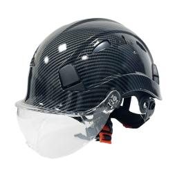 ABS Capacete De Segurança Com Óculos De Proteção, Cap Trabalho De Construção, Chapéu De Proteção, Escalada Equitação, Trabalho Ao Ar Livre, Capacete De Resgate, CR08X - Image 2