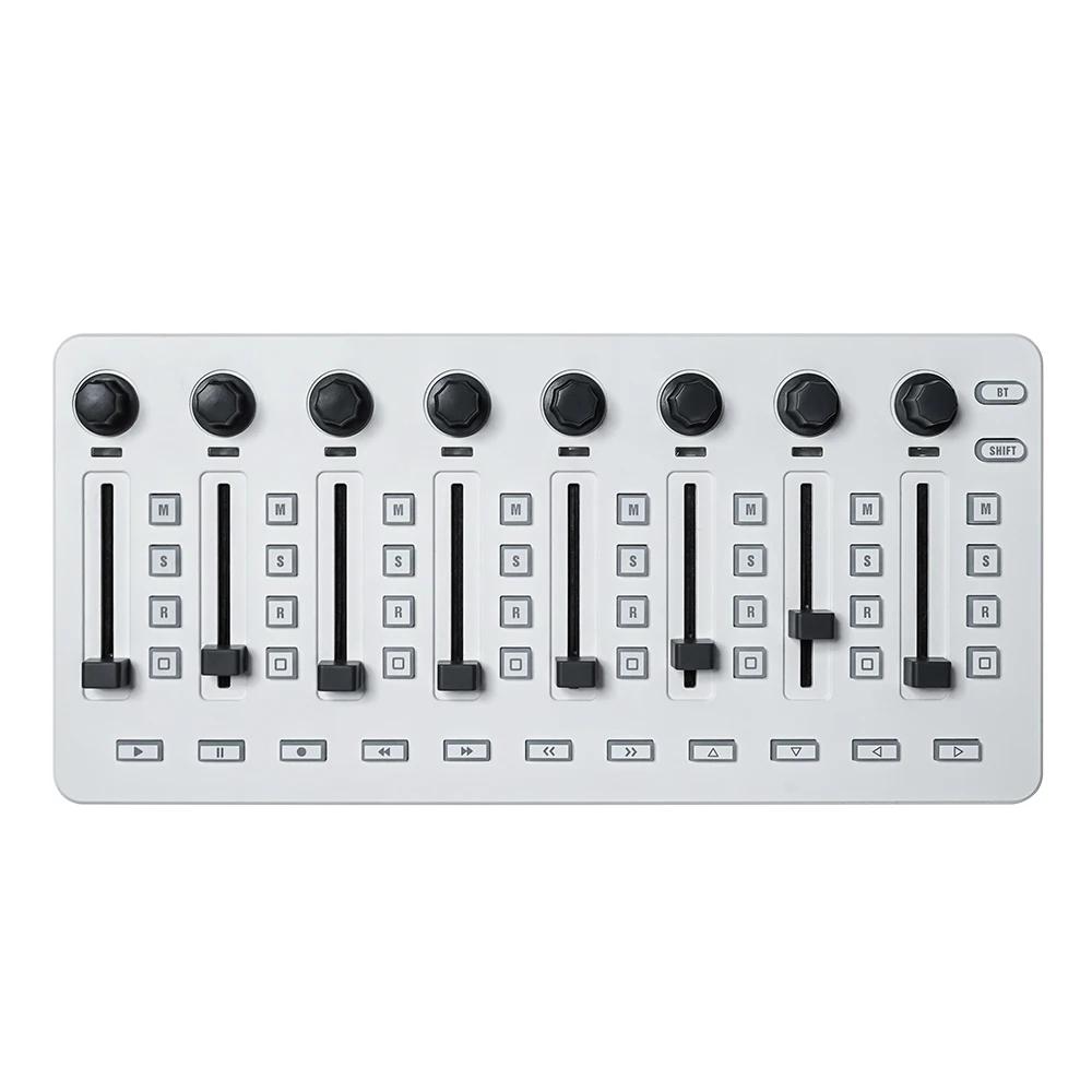 M-VAVE-Mixer controlador MIDI sem fio, Mixing Console, 8 Encoder Software Control, teclado MIDI para Windows, Mac, iOS, Android - Image 1