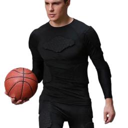 EVA Sponge Armors Jersey para Homens, Cotovelo, Peito, Ombro, Protetor de Cintura, Anti Impacto, Basquete, Rugby, Futebol, Goleiro, Grosso - Image 1