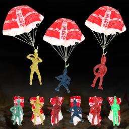 Mini mão jogando soldados pára-quedas, brinquedos voadores ao ar livre para favores de festa de aniversário infantil, Goodie Bag, Pinata Filler, 15pcs - Image 2