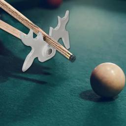 Portátil Cue Bilhar Stick Holder, 9-Cube Pool Stick Stand, Antler Shape, Nine Ball Arm, Bridge Head Rack - Image 4