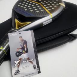 Raquete De Padel De Tênis De Pá, série Portátil Palas, placa De Fibra De Carbono De 3 Camadas, rosto De EVA - Image 4