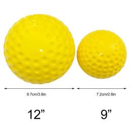 Banhando bolas de beisebol máquinas de arremesso bola verde brilhante amarelo 7.2cm/2.8in 9.7cm/3.8in prática de rebatidas - Image 6