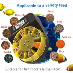 Alimentador automático do tanque de peixes do alimentador preciso multi-crescimento aplicação larga plástico temporizador eletrônico suprimentos de aquário 200ml - Image 5