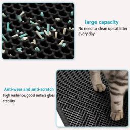 Colchão Impermeável para Animais de Estimação e Gatos, Produtos de Limpeza, Dupla Camada, Lixo Lavável, Antiderrapante - Image 3