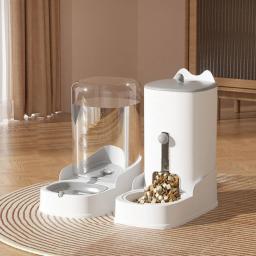 Dispensador Automático de Alimentos e Água de Grande Capacidade para Animais de Estimação, Fonte, Garrafa, Tigela, Bebedor, Alimentador, Bebendo, Suprimentos, Cão, Gato, 3.2L - Image 3