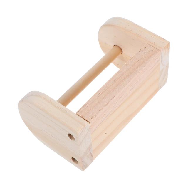 Dispensador de Fita de Madeira para Artesanato, Organizador de Mesa Escolar, Suporte de Fita de Madeira Natural para Rolos de Adesivos e Fitas de Mascaramento, Uso em Mesa