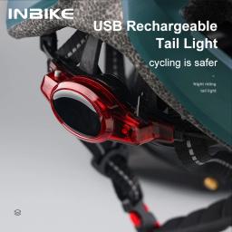 INBIKE-Capacete de Bicicleta para Homens e Mulheres, USB Recarregável, Luz Traseira LED, Bicicleta de Montanha, MTB Acessórios De Ciclismo - Image 6