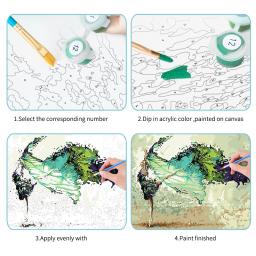 Chenistory-kit de pintura por números para adultos, kits de pintura para iniciantes, hobbies diy para mulheres - Image 2