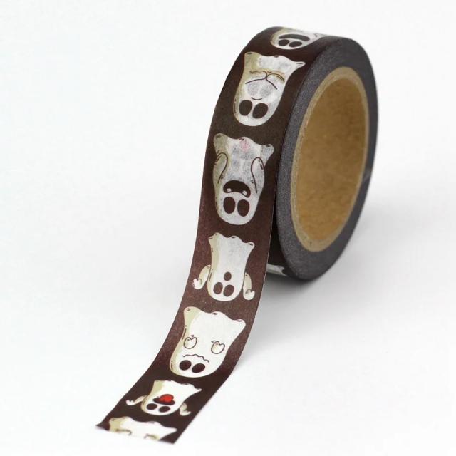 Fita Washi Decorativa de Halloween com Fantasmas - 1pc 10m para DIY e Planejadores de Papelaria