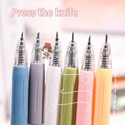 Kawaii Art Utility Knife Pen, Cortar Adesivos, Ferramenta de Corte Scrapbooking, Express Box, Material Escolar, DIY Artesanato - Image 1