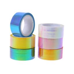 Fita holográfica rg prismática com glitter, aro, vara, ginástica rítmica, decoração, faça você mesmo, scrapbooking - Image 3