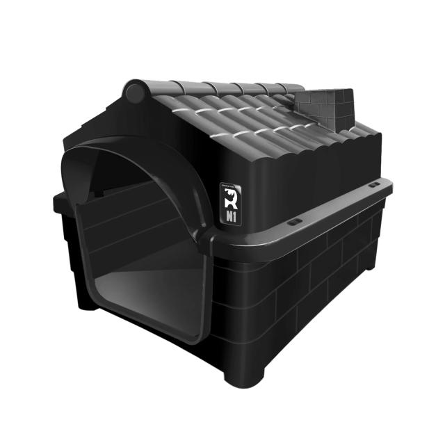 Casinha Black para Cães - Conforto e Estilo para Seu Pet