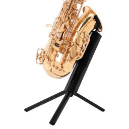 Saxofone Alto Tenor portátil Stand, dobrável suporte profissional, Metal pernas tripé, acessório de instrumento de sopro com saco de armazenamento - Image 5