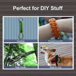 Paracord for Survival Parachute Cord, 7 Stand Cores, Cordão, Camping, Escalada, Camping, Corda, Caminhadas, Varal, 4mm, 5, 16, 31m, Novo - Image 2