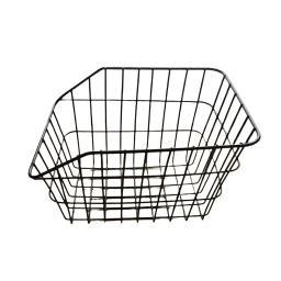 Bicicleta traseira cesta de carga rack traseiro cesta acessórios rack metal preto ciclismo rack para bicicletas cães viagem - Image 1