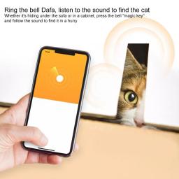 Gato tag bluetooth gato nome tag encontrar sino olhando ajustável volume fivela de monitoramento de saúde anti-asfixia cão tag pet suprimentos - Image 4