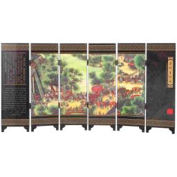 Mini Screen Folding Wall Divisor Decor, Home Sala, Tabela de Estudo, Estilo Chinês - Image 3