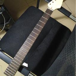 22 trastes Inlay LED Pontos Rosewood Fretboard Maple Guitarra Elétrica Pescoço Acessórios Peças Do Instrumento Musical - Image 6