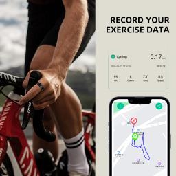 R11m anéis inteligentes saúde sono monitoramento de freqüência cardíaca à prova dwaterproof água 5atm titânio aço escudo monitor oxigênio no sangue esporte anel para correr - Image 3