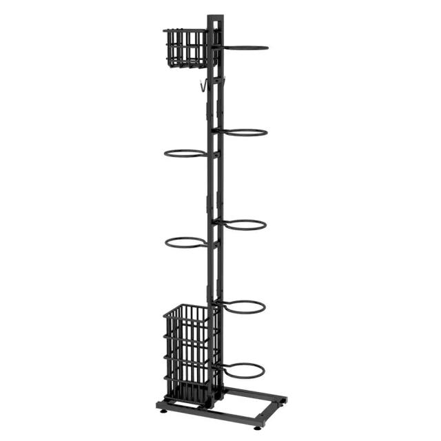 Rack de Armazenamento Multifuncional para Crianças: Organizador de Brinquedos e Equipamentos Esportivos para Basquete, Futebol, Voleibol e Badminton em Casa